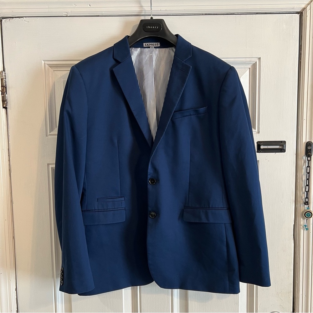 Express Fitted Photographer Suit Jacket